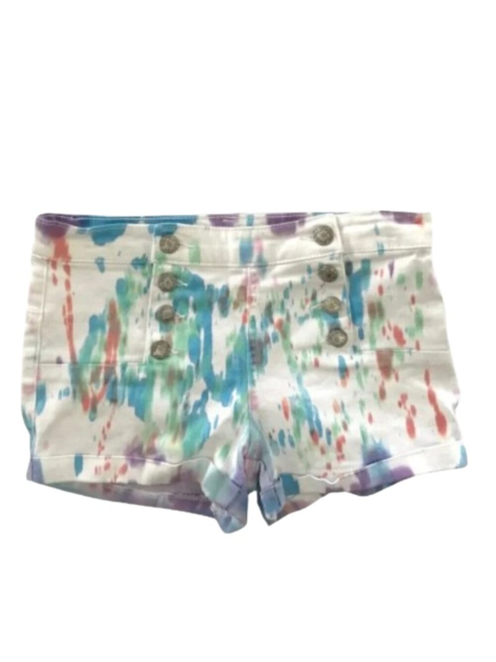 Almost Famous Low Rise Tie Dye Shorts Juniors 1
